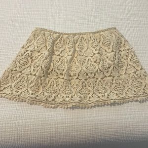 Forever 21, Size M, crochet top with bandeau underneath